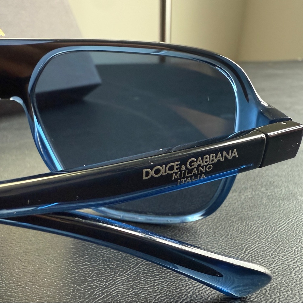 Dolce & Gabbana Blue Transparent Sunglasses - Picture 5 of 12